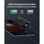 INIU Batería externa 20 W, PD3.0, QC4.0, carga rápida, 20.000 mAh, pantalla LED, batería externa, 3 salidas USB C, para iPhone