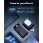 INIU Batería externa 20 W, PD3.0, QC4.0, carga rápida, 20.000 mAh, pantalla LED, batería externa, 3 salidas USB C, para iPhone