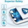 Power Bank 10000mAh, Cargador Magnético Inalámbrico Portátil, AOGUERBE Wireless PD 22.5W Carga Rápida Batería Externa mag-Safe