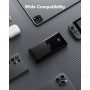 VRURC Power Bank 20000mAh, Carga Rápida 20W, Cargador USB C Portátil Ultra Delgado Batería Externa con 3 Salidas y 2 Entradas