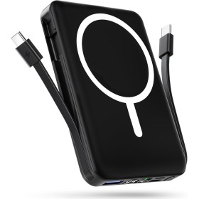Podoru para Magsafe Powerbank, 10000mAh Bateria Externa, Bateria mag-Safe Integrado USB-C, Cargador Portátil Magnético PD 20W