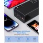 Power Bank 50000mAh Cargador Portátil: 22.5W Batería Externa Powerbank con 5 Salidas y 3 Entradas 25000 mAh × 3