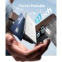 Kuulaa Bateria Externa Magnetica Ultra Slim 5000mAh, PD 20W Power Bank Wireless mag-Safe Mini Carga Rápida, 0.27IN Cargador