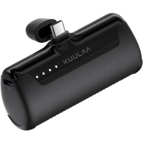 USB C Power Bank Mini 4500mAh,Kuulaa Cargador Portátil Movil Carga Rapida Mini Power Bank, Batería Externa Compacto Compatible