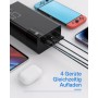 Power Bank 50000mAh Cargador Portátil: 22.5W Batería Externa Powerbank con 5 Salidas y 3 Entradas 25000 mAh × 3