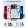 Podoru para Magsafe Powerbank, 10000mAh Bateria Externa, Bateria mag-Safe Integrado USB-C, Cargador Portátil Magnético PD 20W