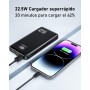 Power Bank 20000 mAh 22,5 W PD20W Schnelllade-Powerbank PD3.0 QC4.0 Externer Handy-Akku mit LCD-Display USB C Ausgänge &