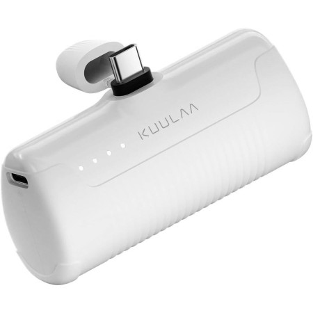 USB C Power Bank Mini 4500mAh,Kuulaa Cargador Portátil Movil Carga Rapida Mini Power Bank, Batería Externa Compacto Compatible
