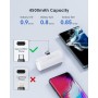 USB C Power Bank Mini 4500mAh,Kuulaa Cargador Portátil Movil Carga Rapida Mini Power Bank, Batería Externa Compacto Compatible