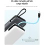 CUKTECH CP25 Power Bank 20.000mAh, Batería Portátil con Cable USB-C Integrado, PD 45W powerbank con 1 x USB-A, Batería Externa