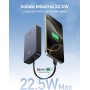 UGREEN Power Bank 20000mAh 22.5W, Batería Externa con Cable USB-C Integrado, Cargador Portátil Compatible con iPhone 16/15 Pro