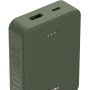 Hama|Batería Externa para móvil (Power Bank de 10.000 mAh, batería portátil Universal con 2 entradas USB-C y USB-A,indicador LED