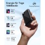 EAFU Power Bank Bateria Externa, Compacto USB C Triple 3A de Alta Velocidad 10000mAh Bateria Externa, Pantalla LED Cargador