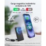INIU Power Bank para MagSafe, 45W 10000mAh Bateria Externa Carga Rapida, Qi2 Cargador Portatil para iPhone, Bateria Portatil con