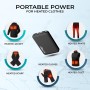 Vida IT 2-Pack Power Bank Pequeña y Ligera Batería Externa Mini para iPhone 11 8 XS Samsung Galaxy S21 S7 A53 Xiaomi Redmi Mi