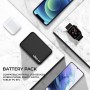 Vida IT 2-Pack Power Bank Pequeña y Ligera Batería Externa Mini para iPhone 11 8 XS Samsung Galaxy S21 S7 A53 Xiaomi Redmi Mi