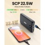 Batería Externa Power Bank 27000mAh 22.5W, Cargador Portátil con Salida USB C De Carga Rápida PD20W para Smartphone