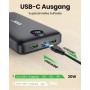 Batería Externa Power Bank 27000mAh 22.5W, Cargador Portátil con Salida USB C De Carga Rápida PD20W para Smartphone
