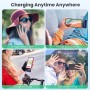 Mini Bateria Externa para iPhone, 5500mAh Cargador Portátil con Cable USB C Integrado 20W PD Carga Rapida Power Bank Compacto