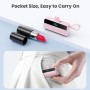 Mini Bateria Externa para iPhone, 5500mAh Cargador Portátil con Cable USB C Integrado 20W PD Carga Rapida Power Bank Compacto
