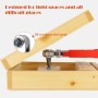 Mokaskaidj Destornillador Carraca 110mm, Mini Carraca Destornilladores Pequeños con 10 Puntas Unidad de 1/4 de Pulgada,