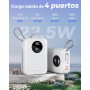 20000mAh Power Bank con Cable Incorporado: Batería Externa de Carga rápida de 22.5W para teléfono móvil, Battery Pack USB C