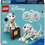 LEGO | Disney Lucky y Penny: Cachorros de 101 Dálmatas de Juguete - Figuras Articuladas de Perros con Cabeza, Patas y Cola