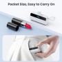 Mini Bateria Externa para iPhone, 5500mAh Cargador Portátil con Cable USB C Integrado 20W PD Carga Rapida Power Bank Compacto