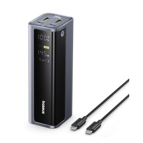 Baseus EnerGeek Power Bank 145W 20800 mAh, Bateria Externa Carga Rapida con 2X USB-C PD 3.0 100W MAX, Affichage Intelligent,
