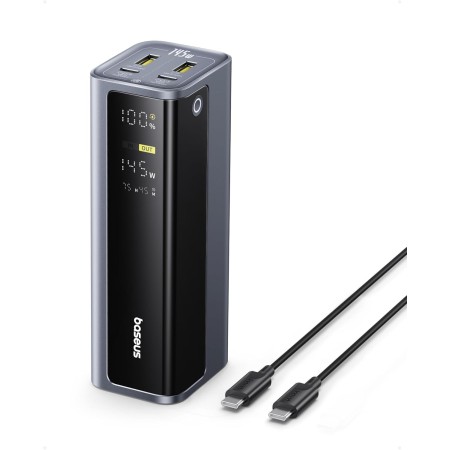 Baseus EnerGeek Power Bank 145W 20800 mAh, Bateria Externa Carga Rapida con 2X USB-C PD 3.0 100W MAX, Affichage Intelligent,