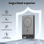 MANKIW Wireless PowerBank mag-Safe, 5000mAh Mini Magnetico Power Bank con PD 20W Ricarica Veloce, Magnetico Power Bank