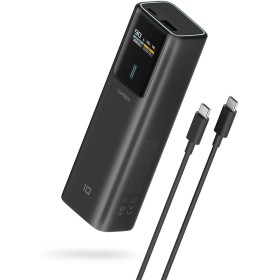 CUKTECH 10 Power Bank 100W,Cargador Portátil para Portátiles, Batería Externa 10000mAh USB-C Pantalla TFT Inteligente, Carga