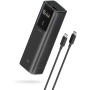 CUKTECH 10 Power Bank 100W,Cargador Portátil para Portátiles, Batería Externa 10000mAh USB-C Pantalla TFT Inteligente, Carga
