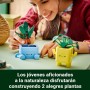 LEGO Botanicals Plantas Felices - Decoración para Estantería y Dormitorio Juvenil - Juguete con 2 Plantas Artificiales de