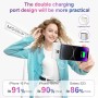 MOGGAM Mini Bateria Externa iPhone Portátil - Compatible con 16/15/14/14/13 y Más - Bateria Portatil iPhone 2 en 1 de 5000mAh -