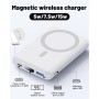 Yiisonger para Magsafe Power Bank, 10000mAh 22.5W PD Magnético Bateria Externa Carga Rapida, Inalámbrico Bateria Portátil