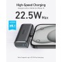 Anker Nano Power Bank, 5000 mAh Power Bank 22,5 W, Conector USB-C Plegable, Compatible con iPhone 16/15, Samsung S22/23 Serie,