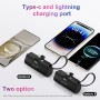 MOGGAM Mini Bateria Externa iPhone Portátil - Compatible con 16/15/14/14/13 y Más - Bateria Portatil iPhone 2 en 1 de 5000mAh -