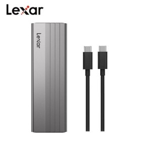 Lexar-carcasa de disco duro móvil, carcasa de SSD M.2, USB 3,2 Gen 2, 