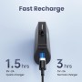 Mini Batería Externa 5200mAh para iPhone, Ultra Compacto Power Bank 20W PD Carga Rapida Cargador Portátil Powerbank con Pantalla