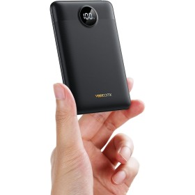 Bateria Externa Carga Rapida 10000mAh, Mini Power Bank 22.5W VEEKTOMX Bateria Portatil, PD 3.0 y QC 3.0, Compacto y Ligero