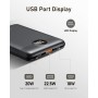 Bateria Externa Carga Rapida 10000mAh, Mini Power Bank 22.5W VEEKTOMX Bateria Portatil, PD 3.0 y QC 3.0, Compacto y Ligero