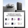VOLTME Power Bank 10000mAh, PD3.0 Batería Externa Portátil 22,5W, Banco de Rápido Energía Compacto con USB-C y USB-A Compatible