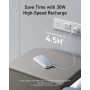 Anker Powerbank 537 (PowerCore 24K para portátiles), 24.000mAh 65W, Cargador portátil para MacBook Pro, DELL XPS, Microsoft