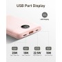 Bateria Externa Carga Rapida 10000mAh, Mini Power Bank 22.5W VEEKTOMX Bateria Portatil, PD 3.0 y QC 3.0, Compacto y Ligero