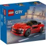 LEGO City Deportivo Rojo Coche de Juguete con Minifigura, Juguetes Montessori con Vehículo Superdeportivo Coleccionable, Regalo
