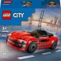 LEGO City Deportivo Rojo Coche de Juguete con Minifigura, Juguetes Montessori con Vehículo Superdeportivo Coleccionable, Regalo