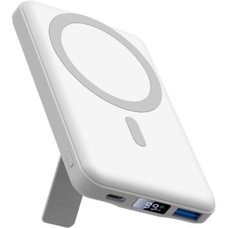 AOGUERBE mag-Safe Power Bank 10000mAh, Bateria Externa Magnético, Inalambrica Cargador portatil Carga Rapida PD 22.5W Pantalla