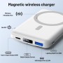 AOGUERBE mag-Safe Power Bank 10000mAh, Bateria Externa Magnético, Inalambrica Cargador portatil Carga Rapida PD 22.5W Pantalla
