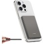 Power Bank 5000mAh, Cargador Portátil QC 3.0 PD 20W USB C Entrada&Salida Carga Rapida, Magnético Bateria Externa Inalámbrico con